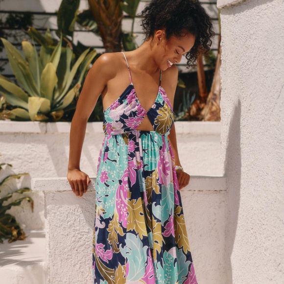 Brand New BY ANTHROPOLOGIE THE ALANI MIDI DRESS - Size M - Picture 6 of 6